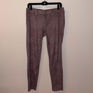 Velvet Skinny Pants
